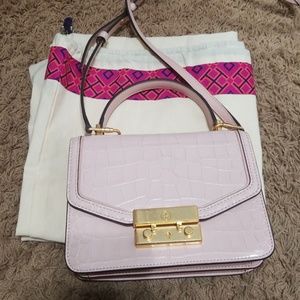 Tory burch top handle satchel